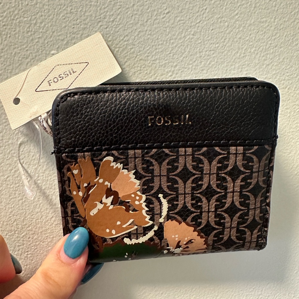 Fossil Black and Brown Women's Wallet